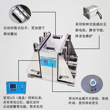  RZD-6型分液漏斗振荡器|自动液液萃取装置配件分布图