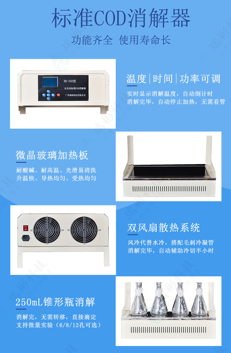 国标法COD消解仪选型