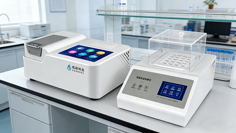 RB-726S 型总磷总氮测定仪(配 20 孔智能消解仪):高效合规的水质检测一体化解决方案